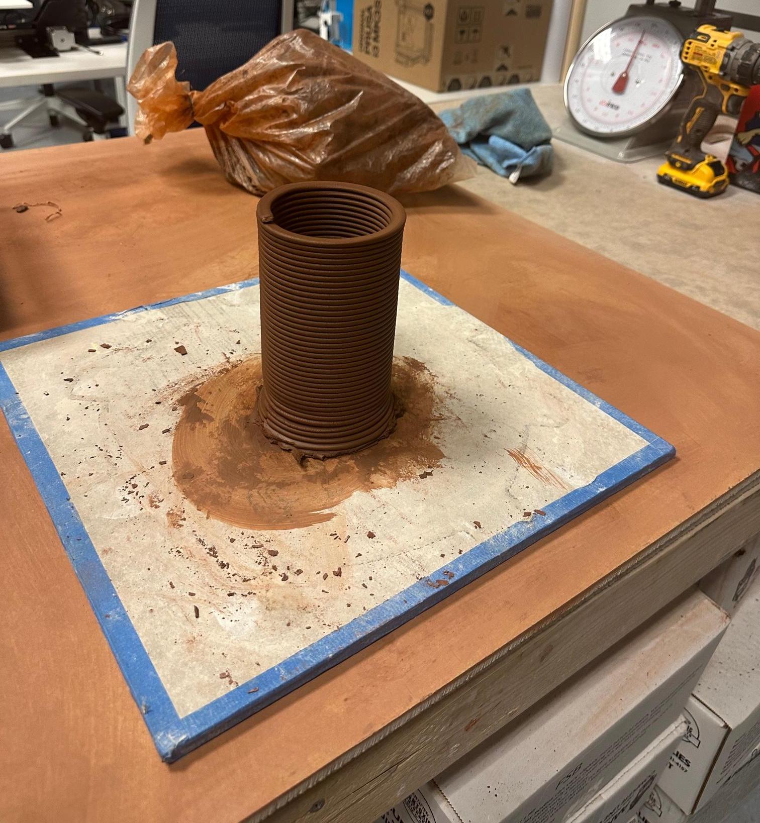 Week 7: Clay 3D Printer (Clay Cup)