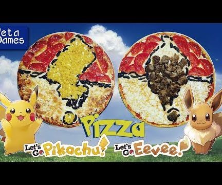 Pizza Pokémon Let's Go Pikachu Y Let's Go Eevee