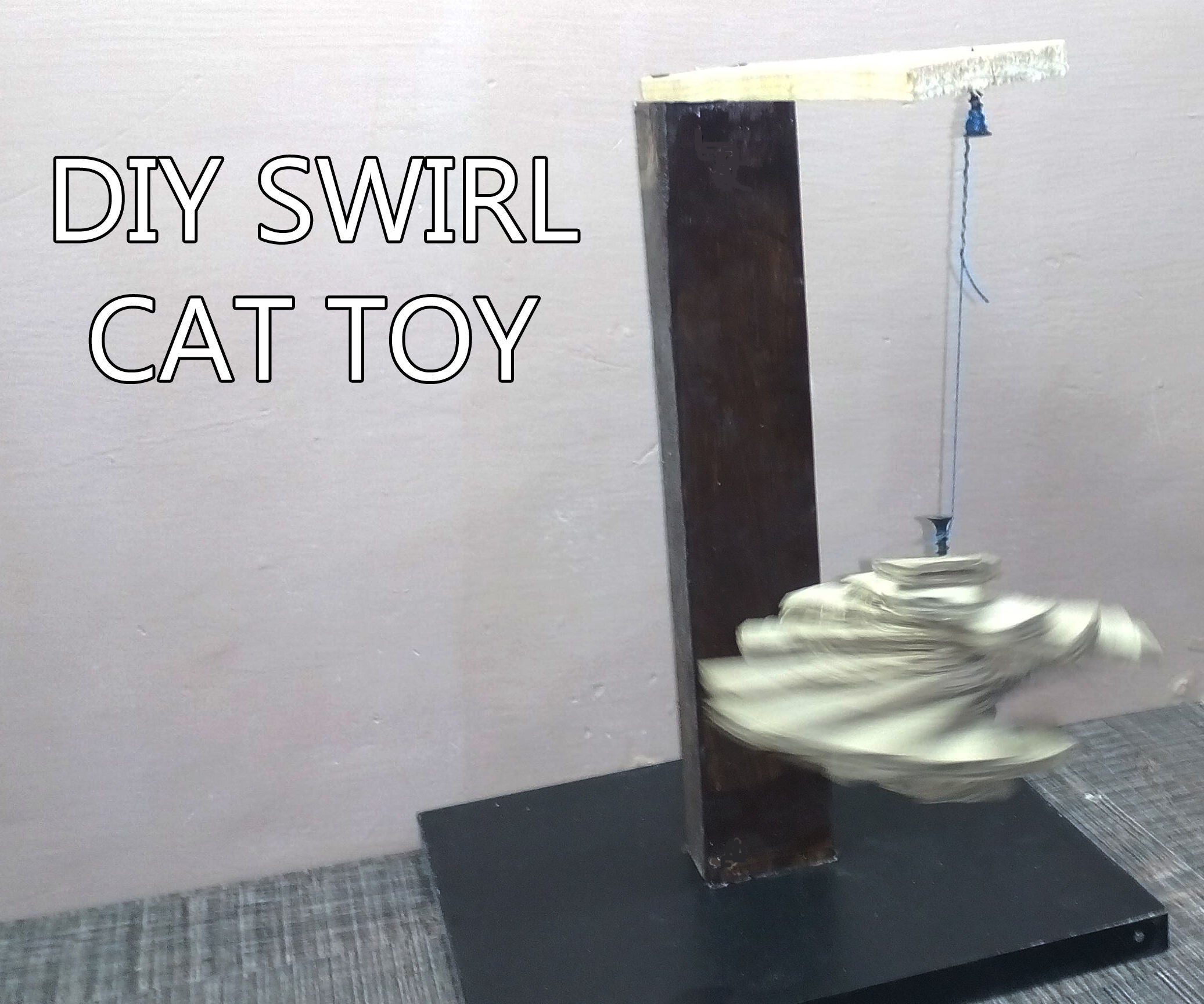 Swinging Swirl Cat Toy