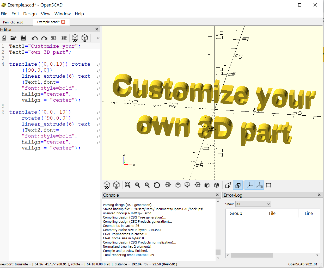 Learn How to Use Customizable 3D Models With OpenSCAD
