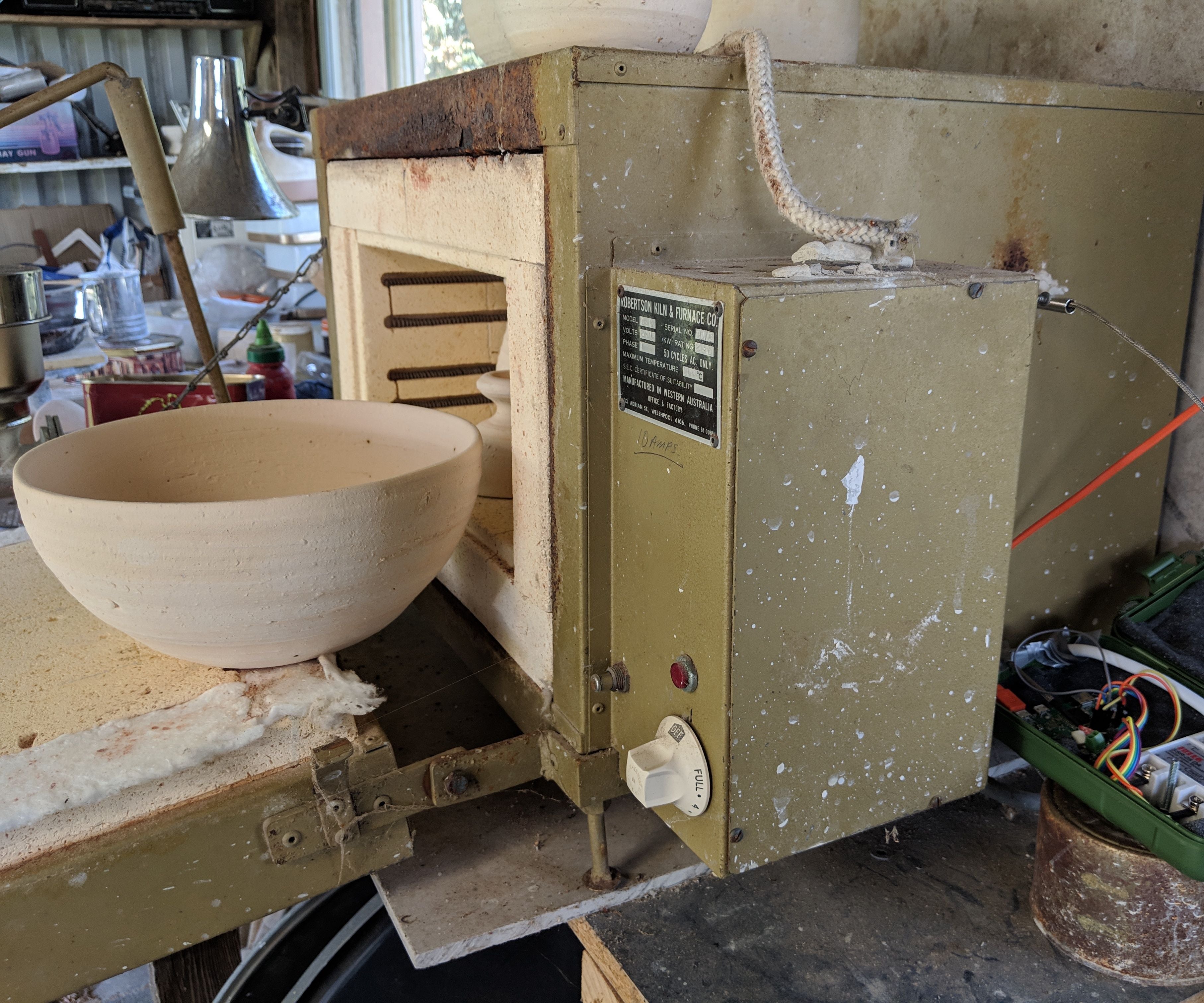 Build a Web Enabled High Temperature Kiln Controller