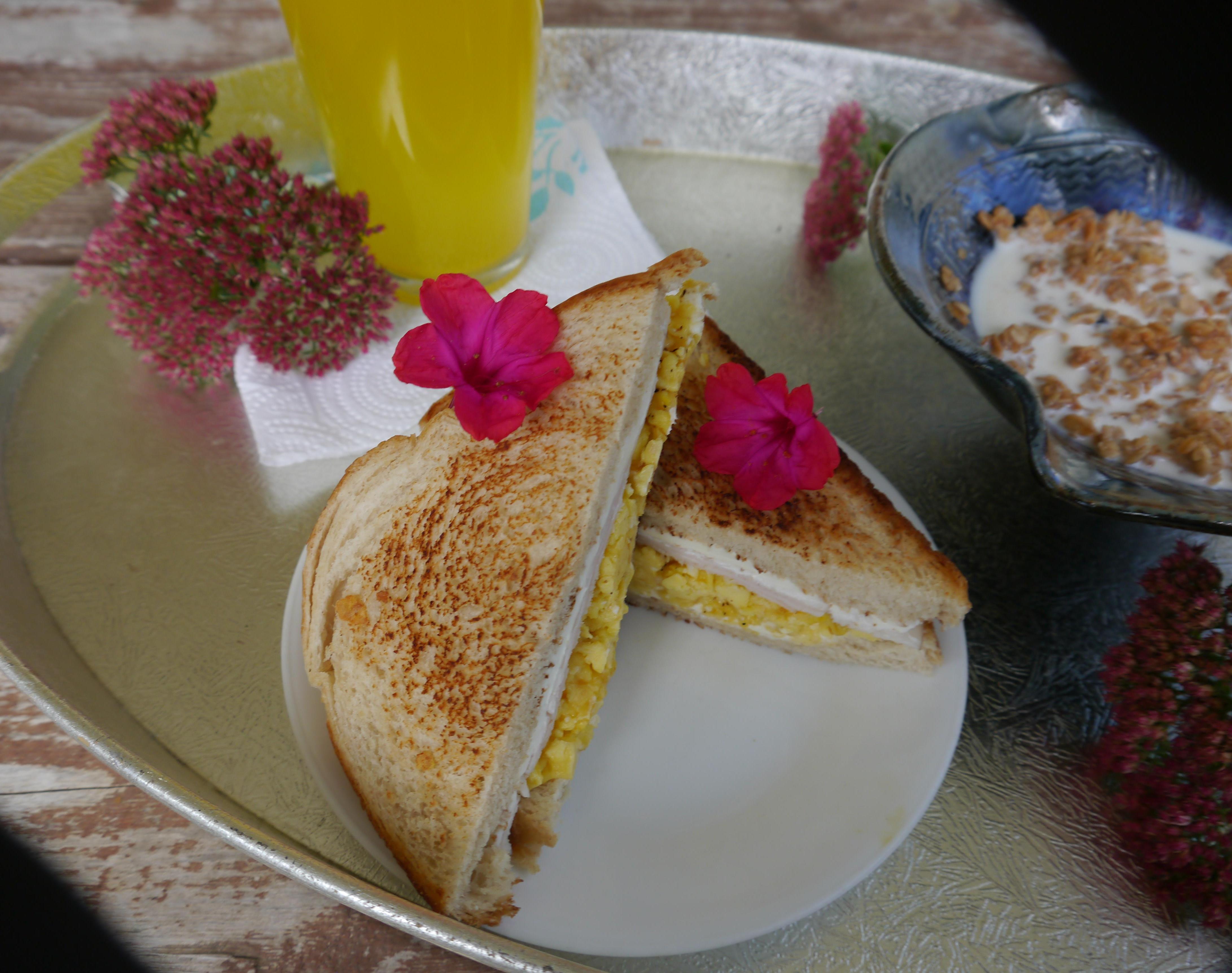 Cheesy Egg Sandwich