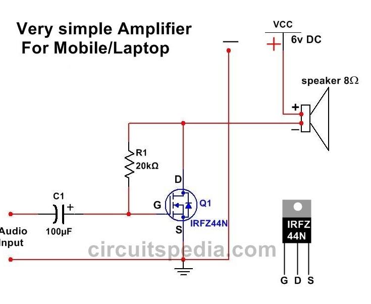 MOSFET-based Audio Amplifier