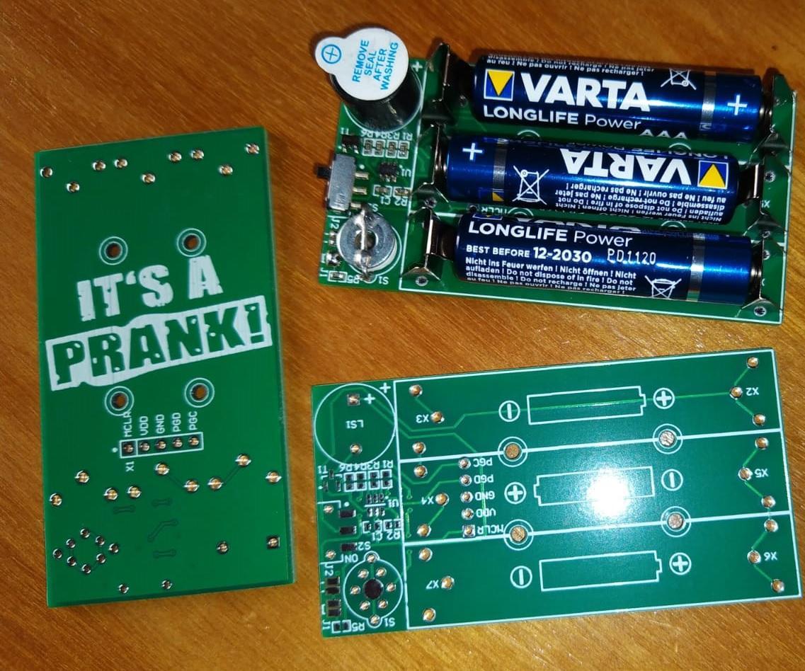 Motion Sensor Prank PCB