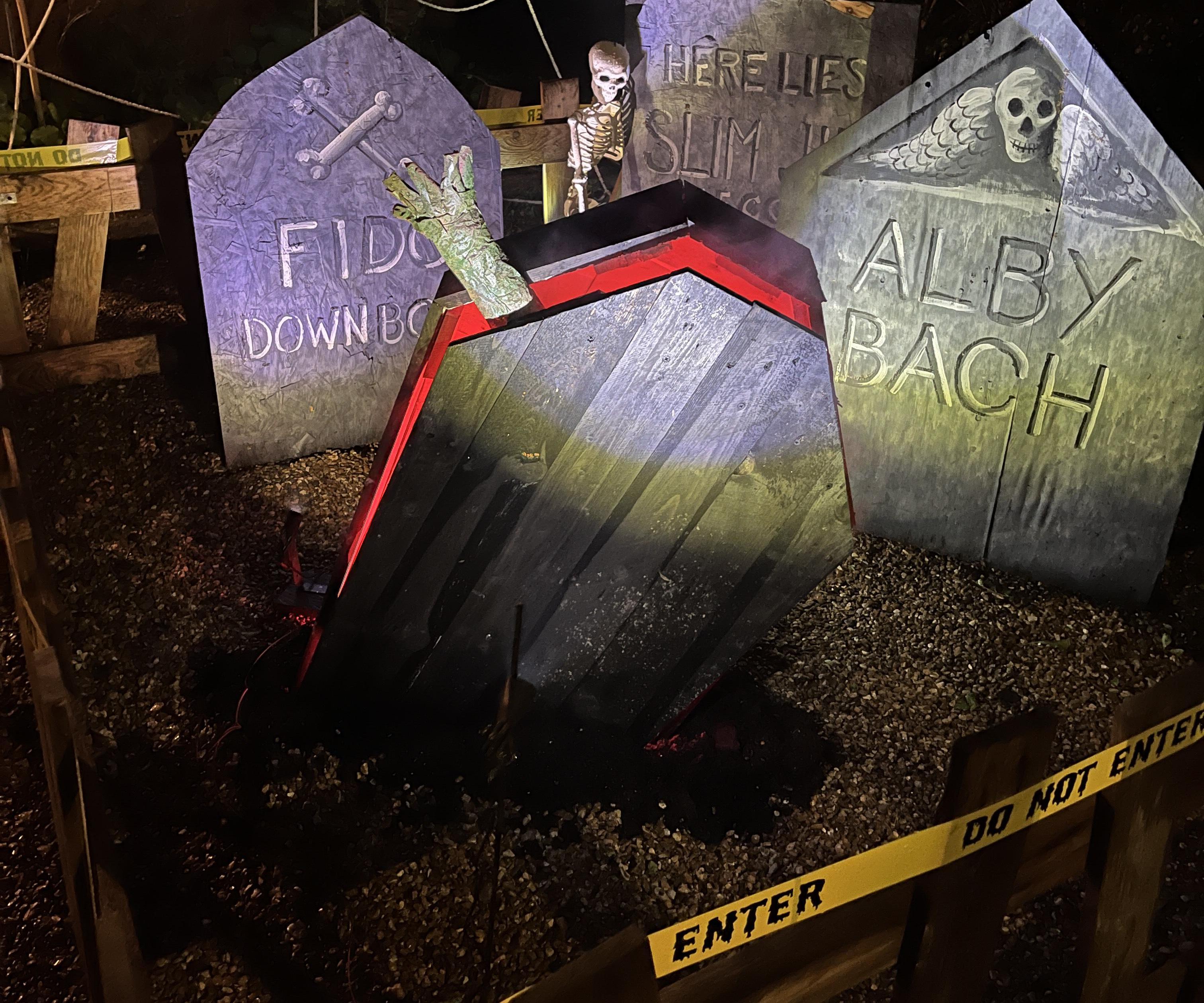 Halloween Haunt Display Coffin