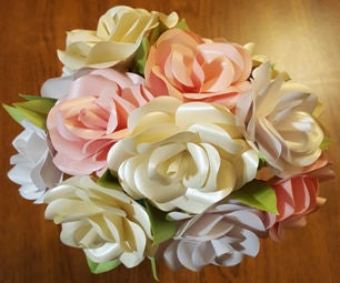 Shimmer Paper Rose Bouquet