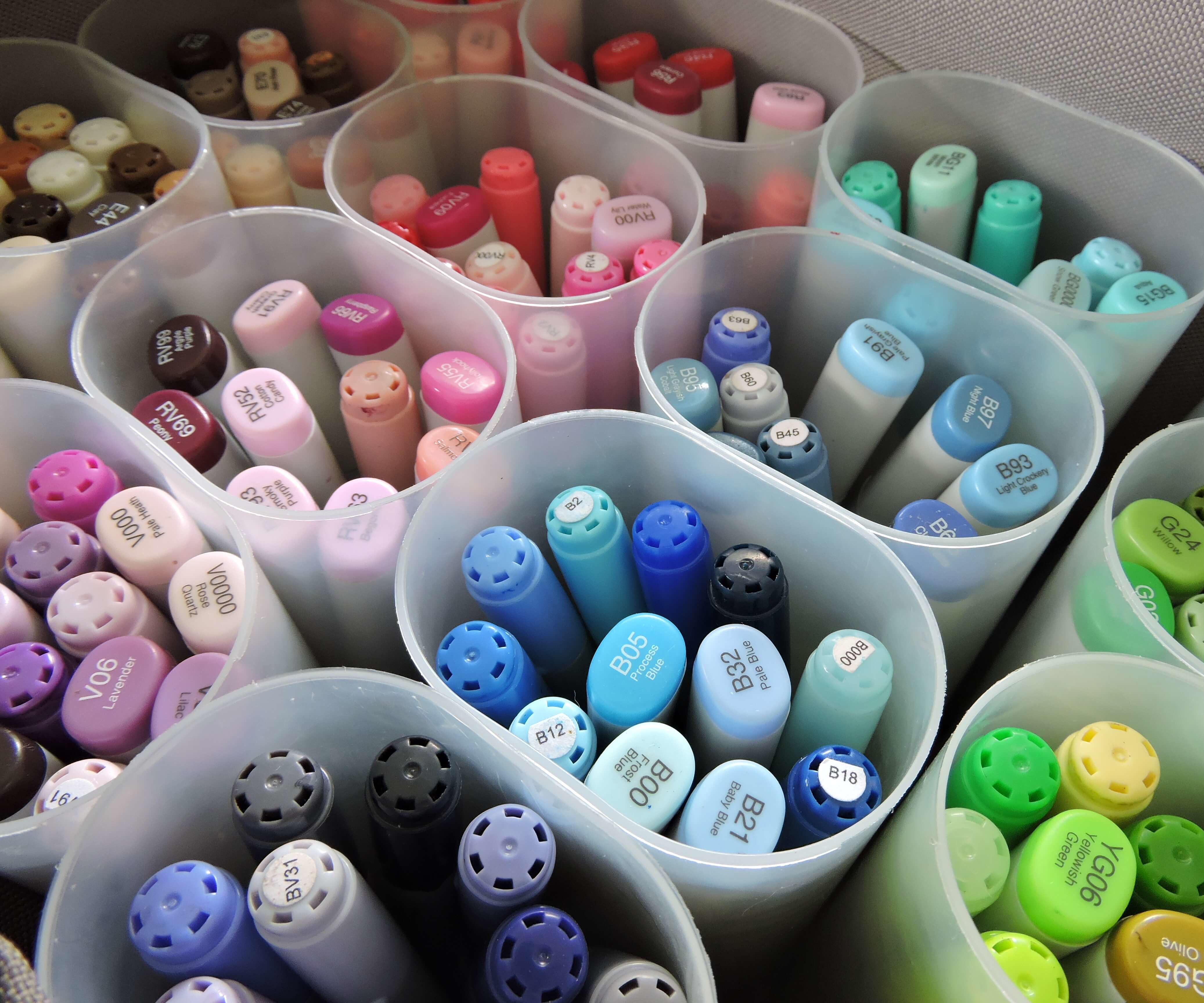 How I Store Copic Markers