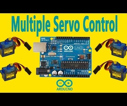 Arduino - Multiple Servo Control With Arduino