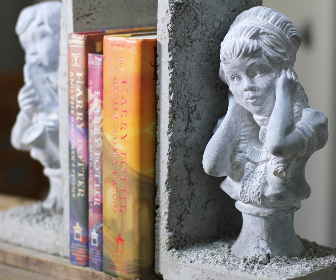 How to Make Concrete Bookends