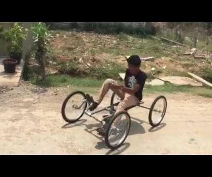 Pedal Kart Made From Old Pipes