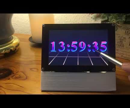 80s Style Melting Digital "Dali" Clock