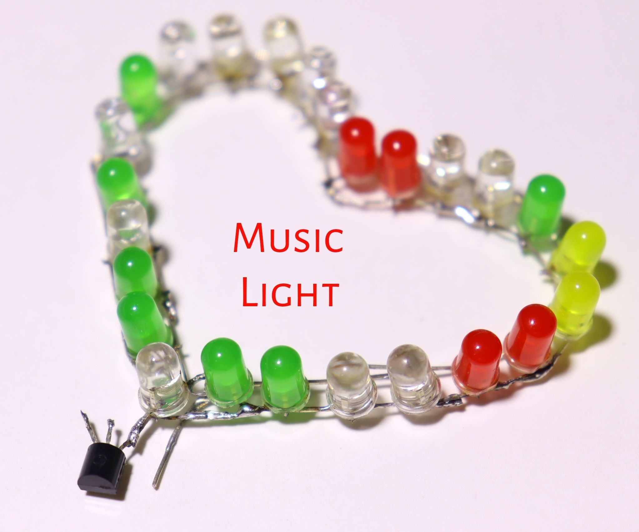 Heart Music Reactive Light