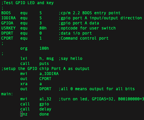 V20-MBC Assembly Language Programs (cp/m-2.2)