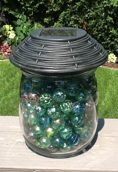 Solar Marble Jar