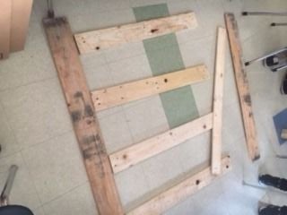 Shipping Pallet School Theme Bookbag and Coat Rack 