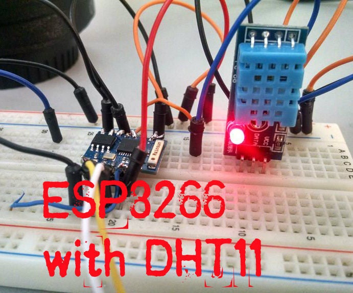 Midiendo Temperatura Con ESP8266 Y DHT11