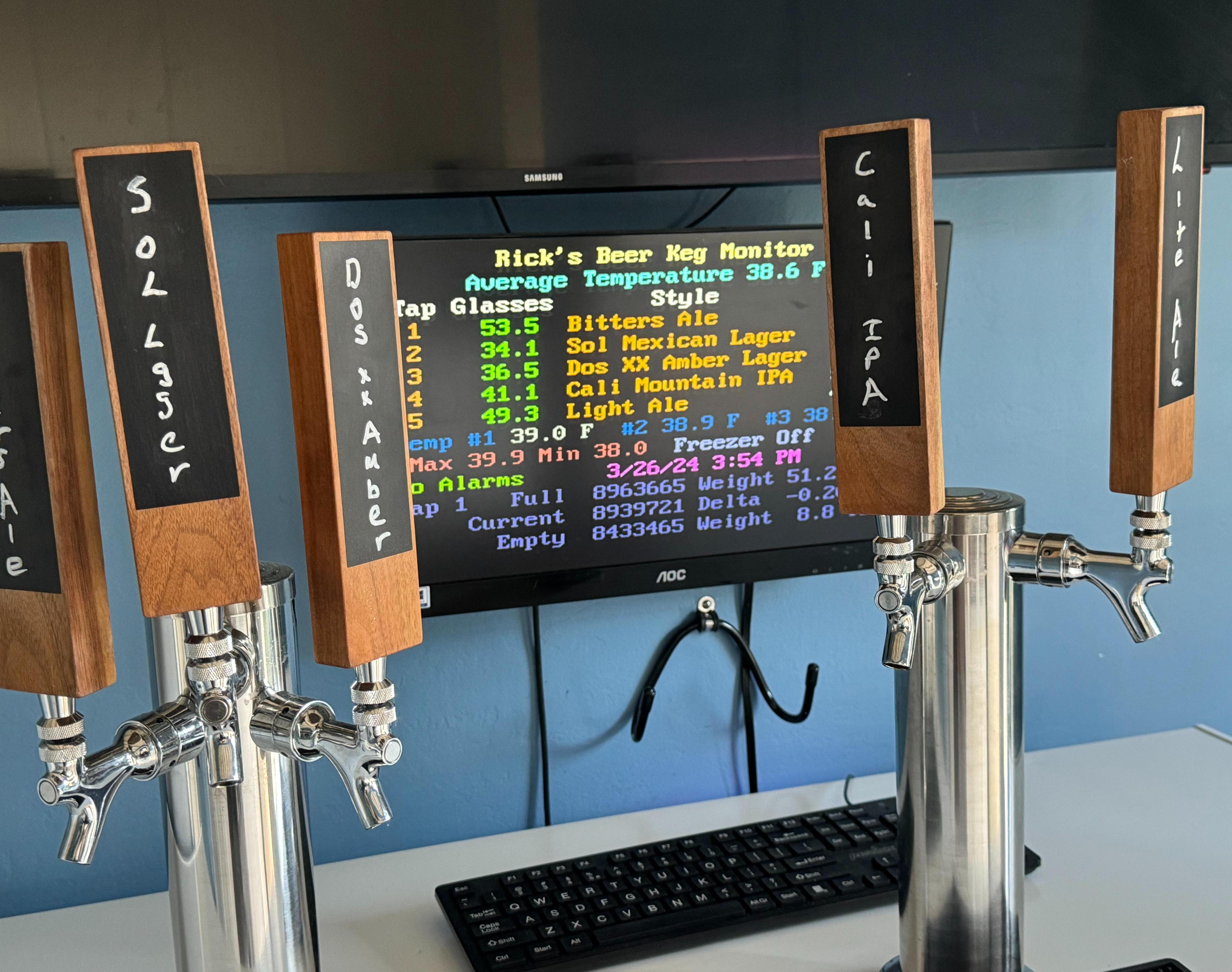 Low Cost Beer Monitoring System