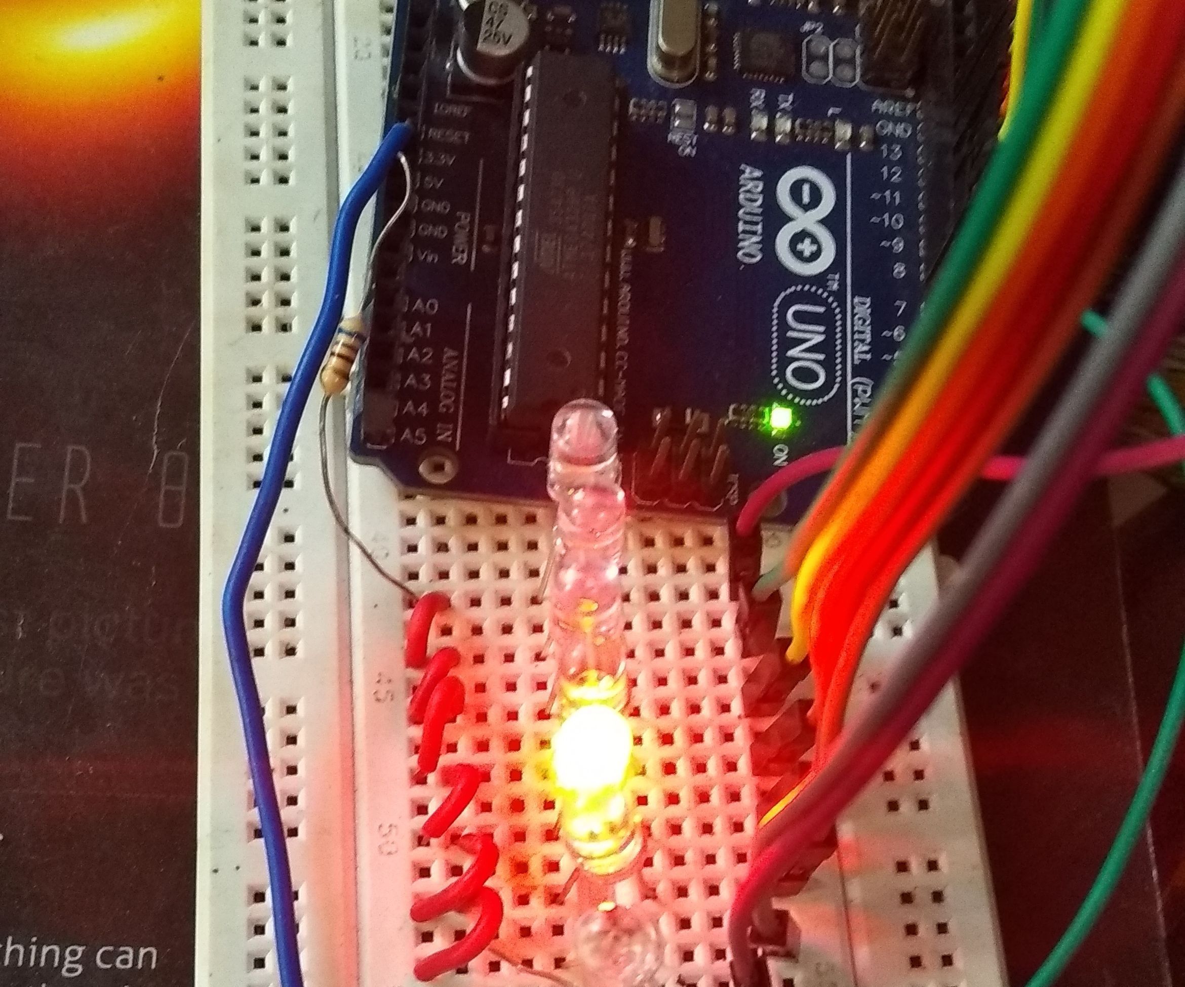 Led Series With Arduino and Pic16f877a Microcontroller