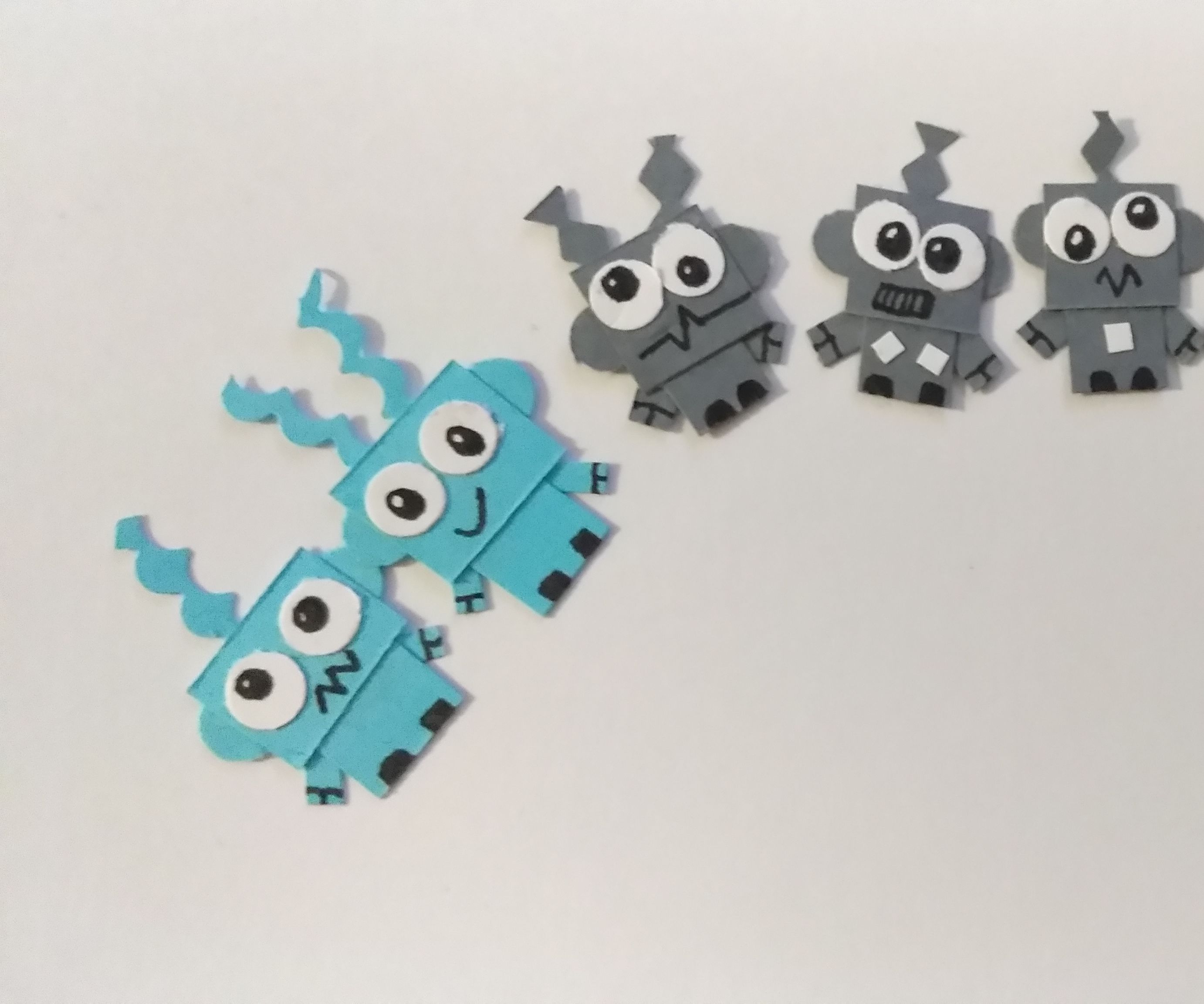 Miniature Paper Robots