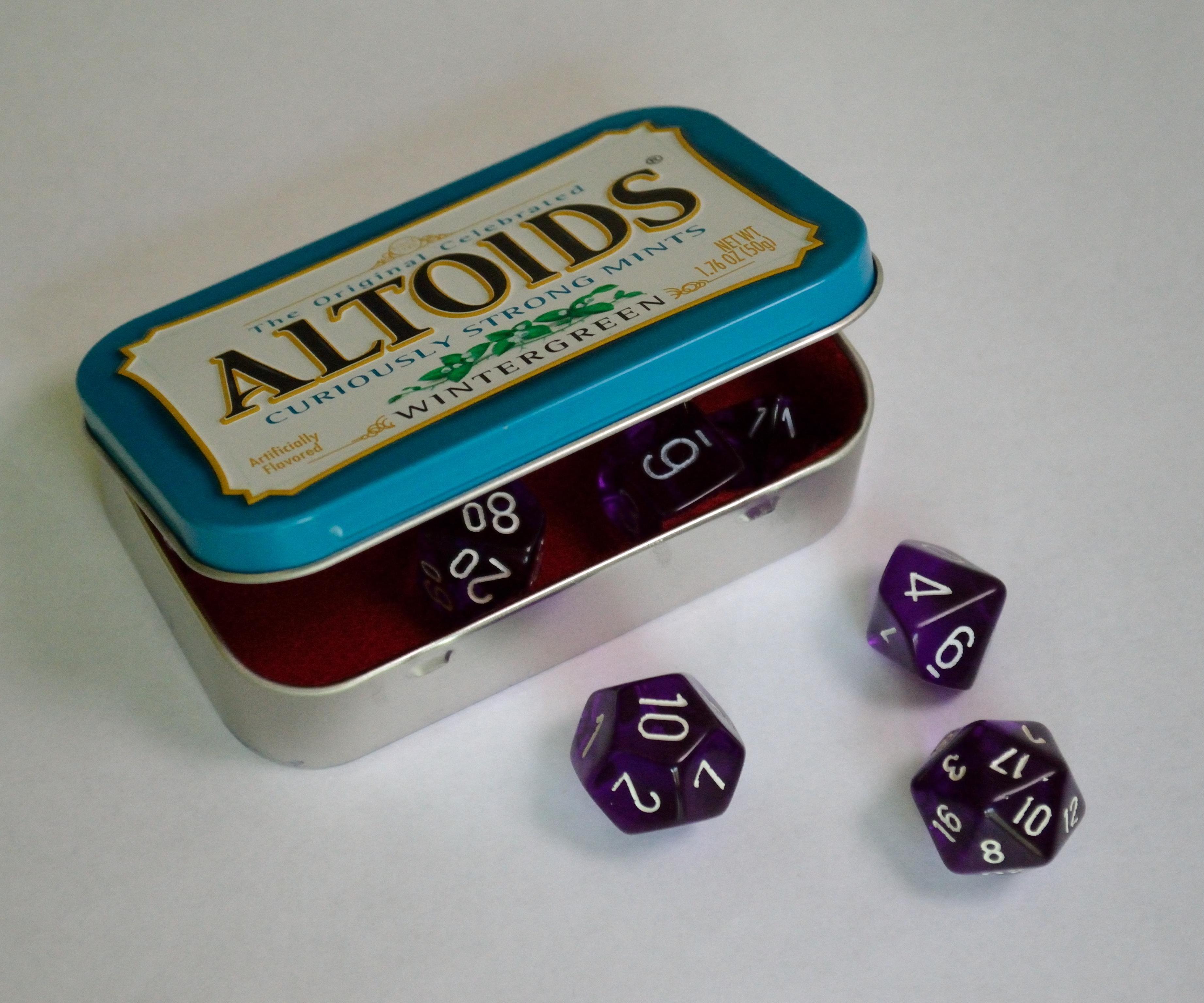 Altoid Tin Dice Box