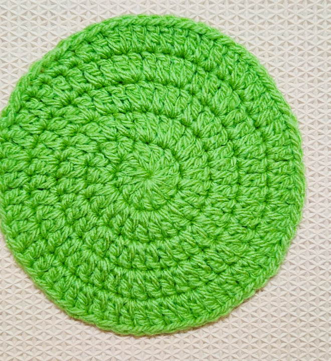 How to Make a Solid Double Crochet Spiral Circle