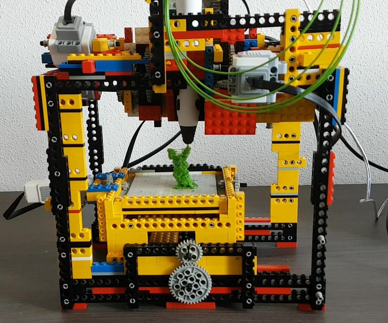 LEGO 3D Printer Using Gcode