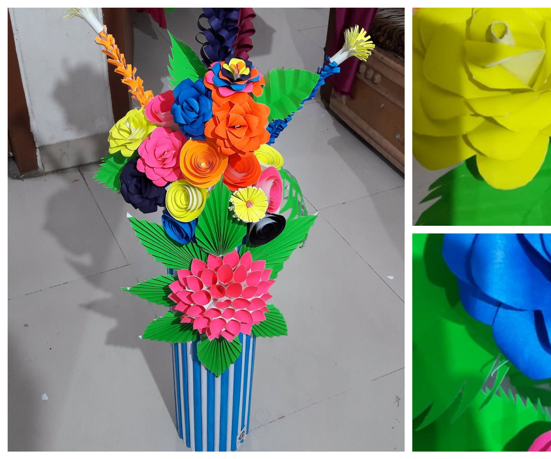 Paper Flower Vase