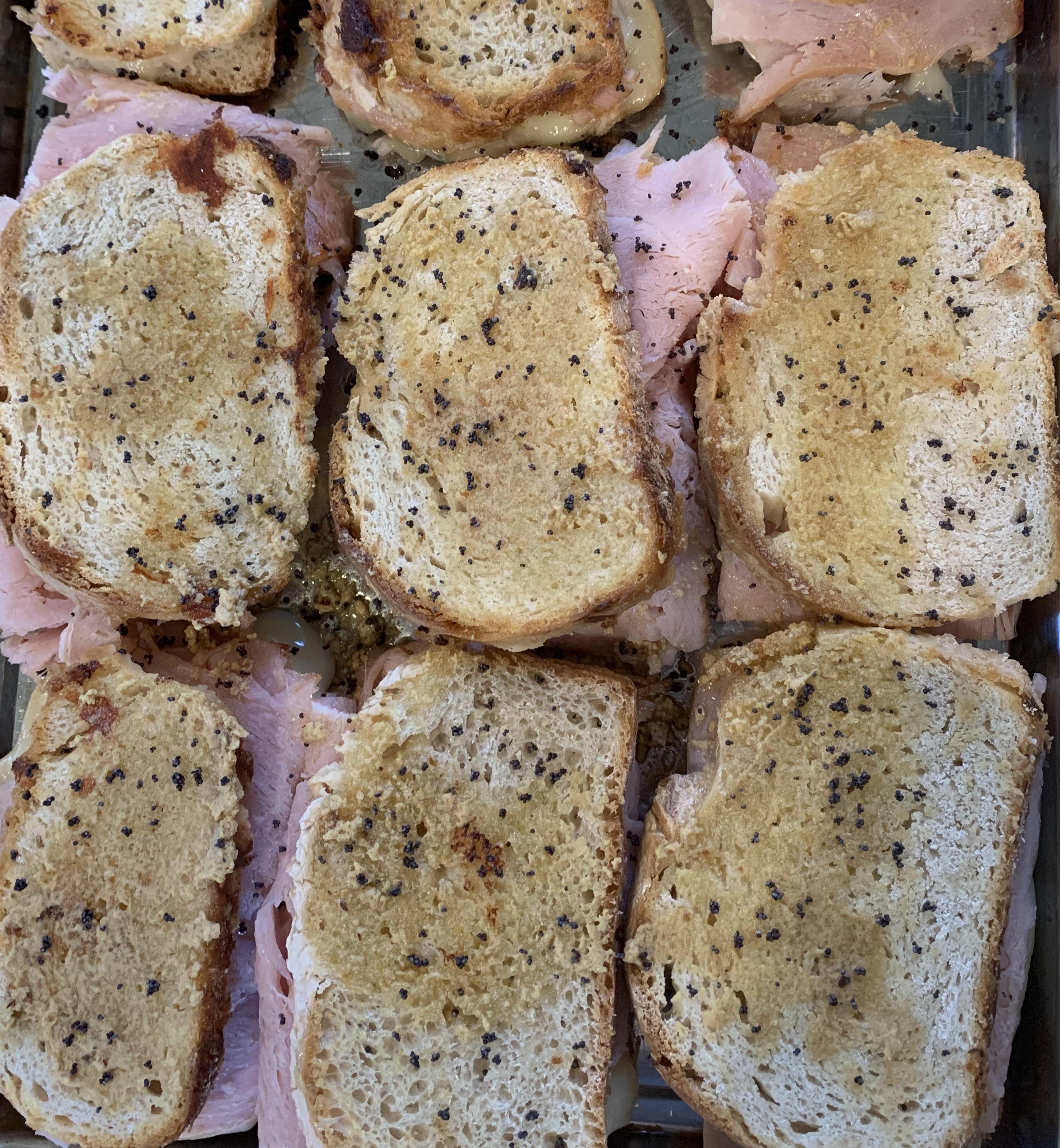 Delicious Hot Ham 'n' Cheese Sandwiches