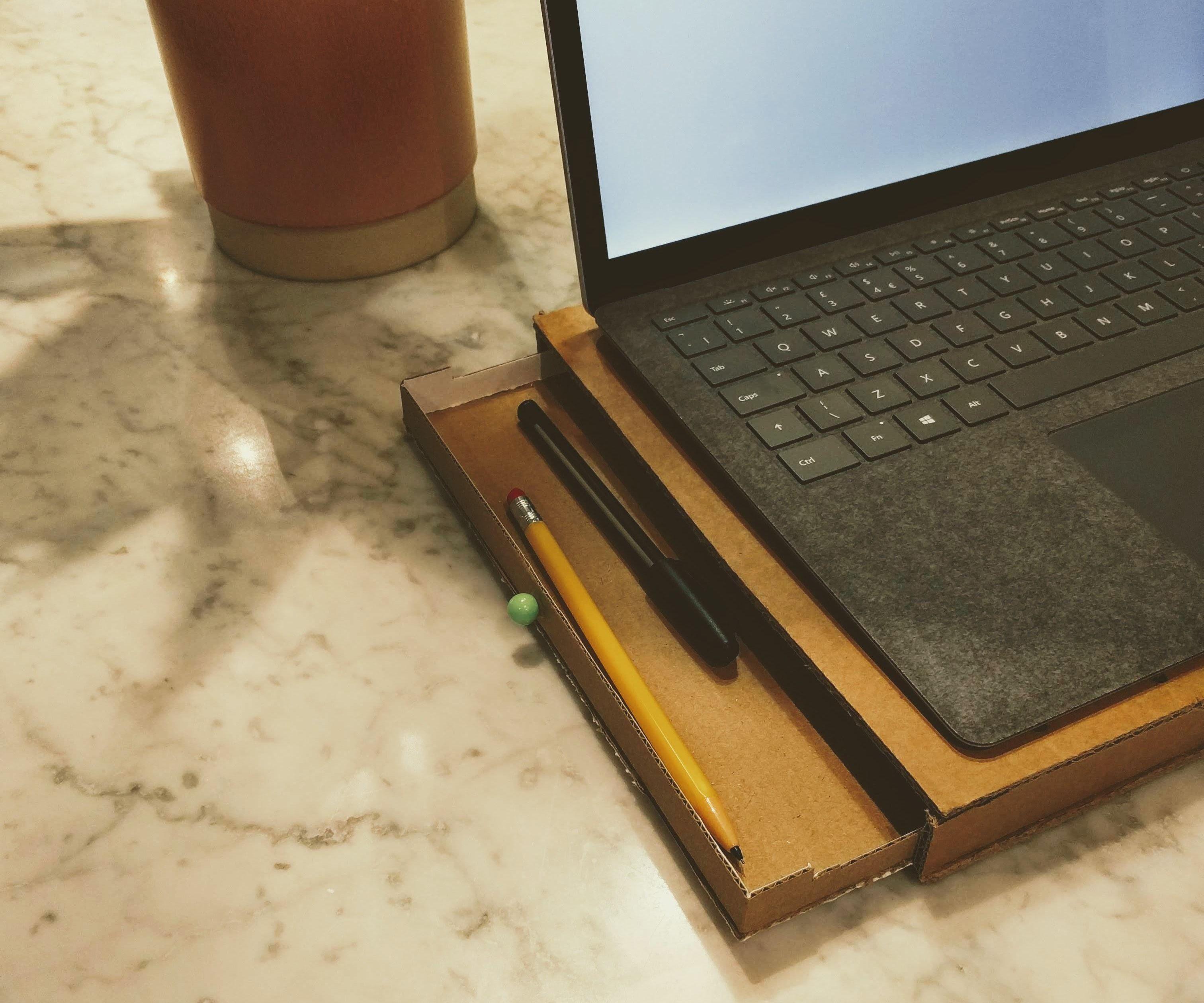 Laptop Stand With Storage