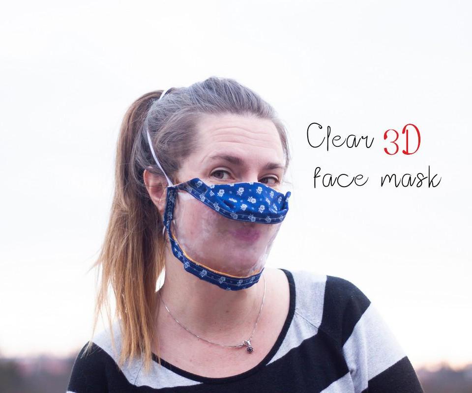 Clear 3D Face Mask