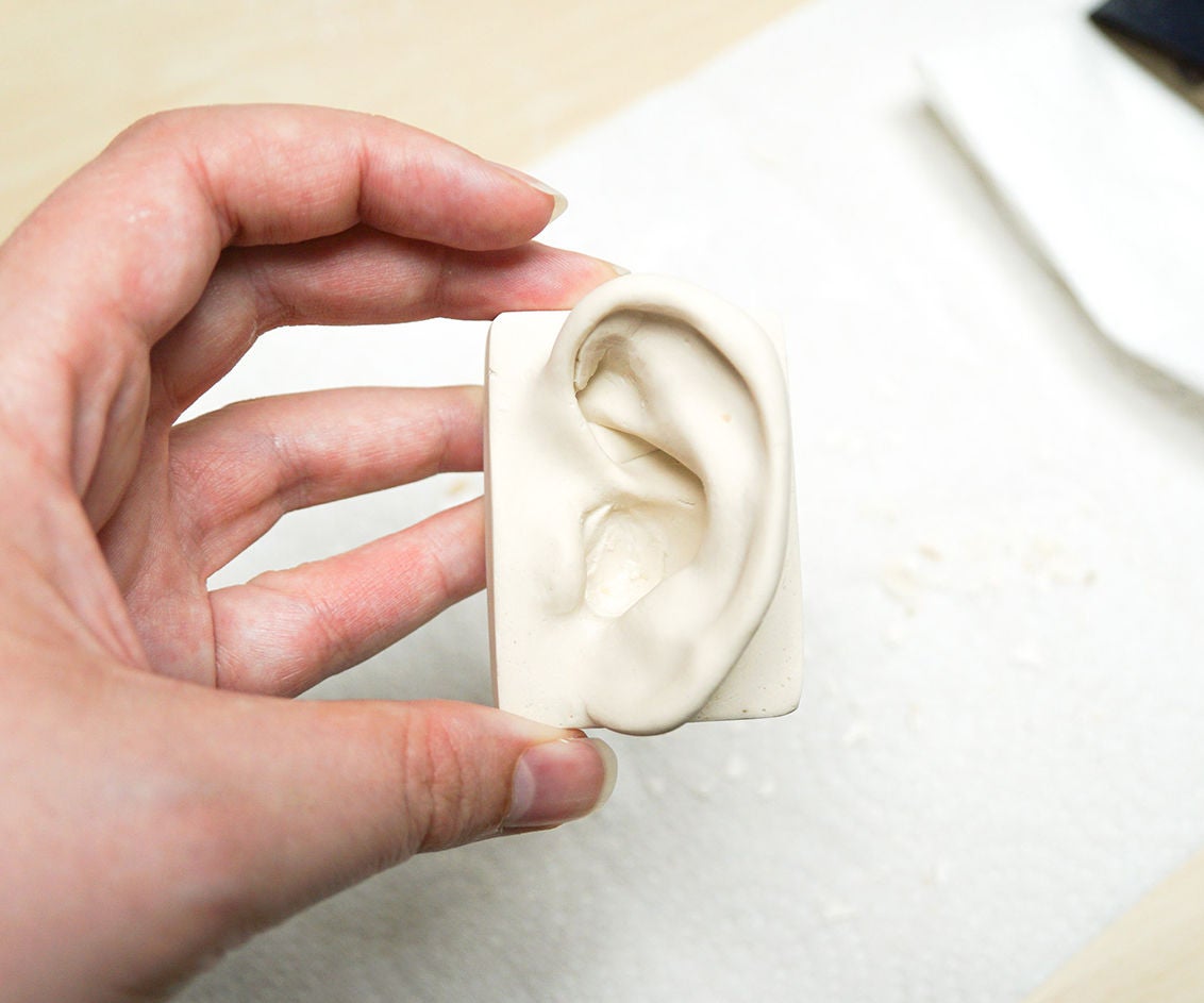 How to Cast an Ear in Plaster | DIY Earring Display Stand for Jewellery Photography