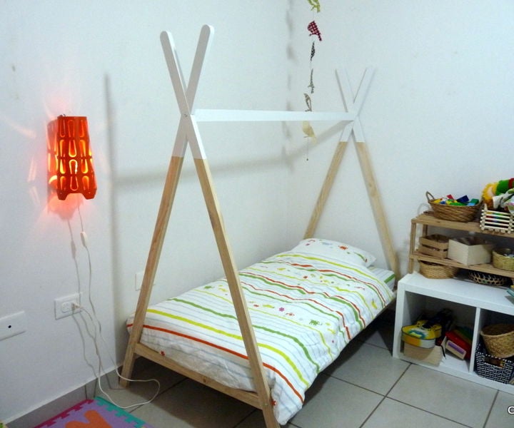 Tepee-shaped Kid's Bed