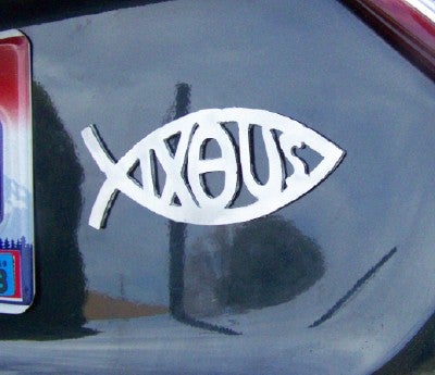 Christian 'Ichthus' (Fish) Auto Bumper Emblem