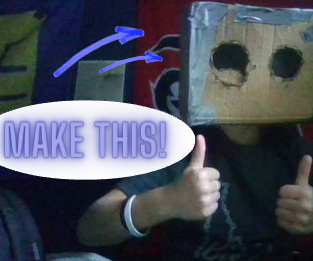 Boxxy: the Cardboard Mask