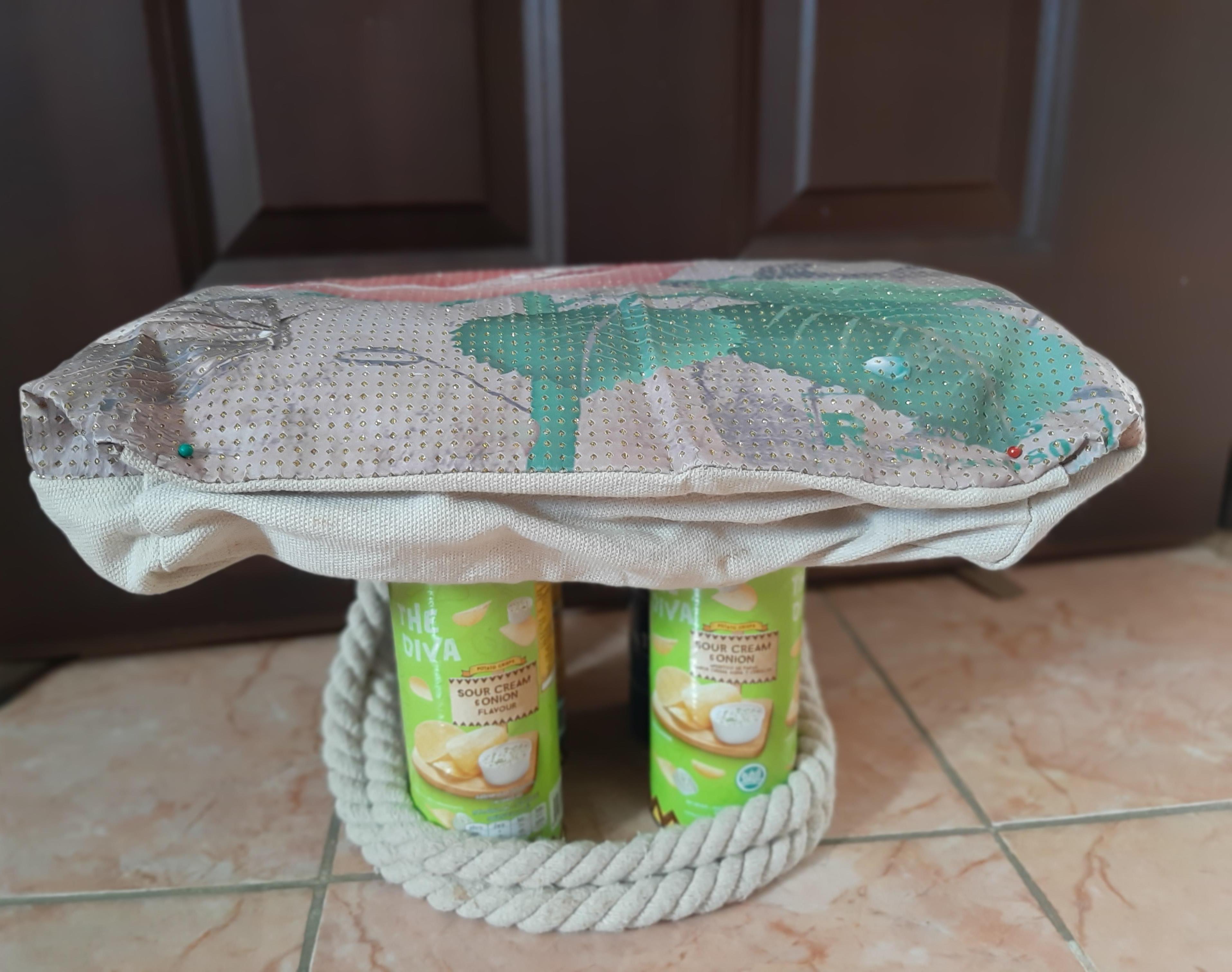 Toddler Stool With Only Used Things