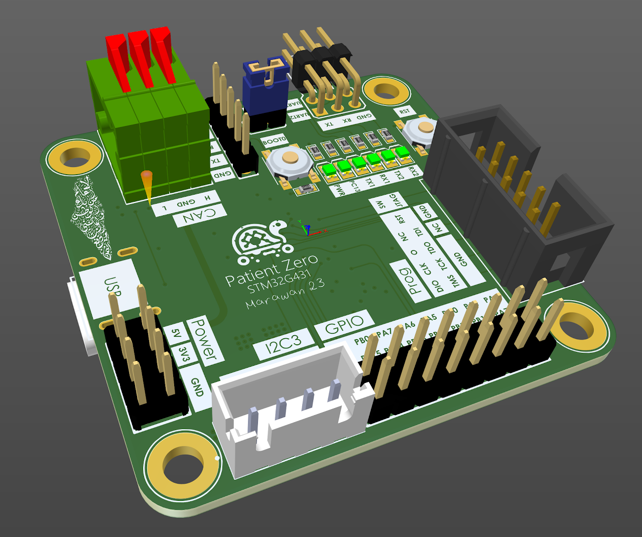 A Development Board Based on the STM32G431 Micro-controller by STMicroelectronics