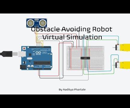 Obstacle Avoiding Robot (Virtual Simulation)