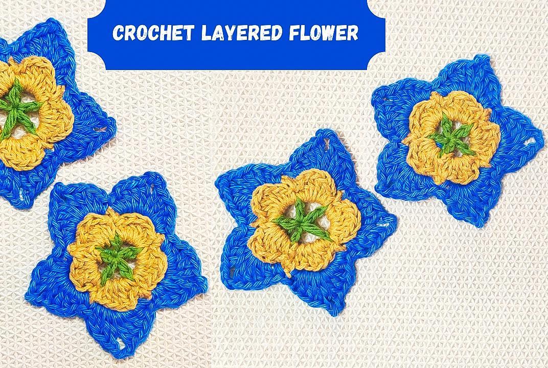 Easy Crochet Layered Flower