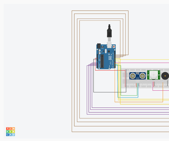 God's Eye TinkerCAD Circuit