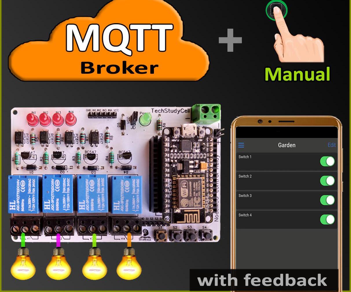 MQTT ESP8266 Home Automation Project 2021 