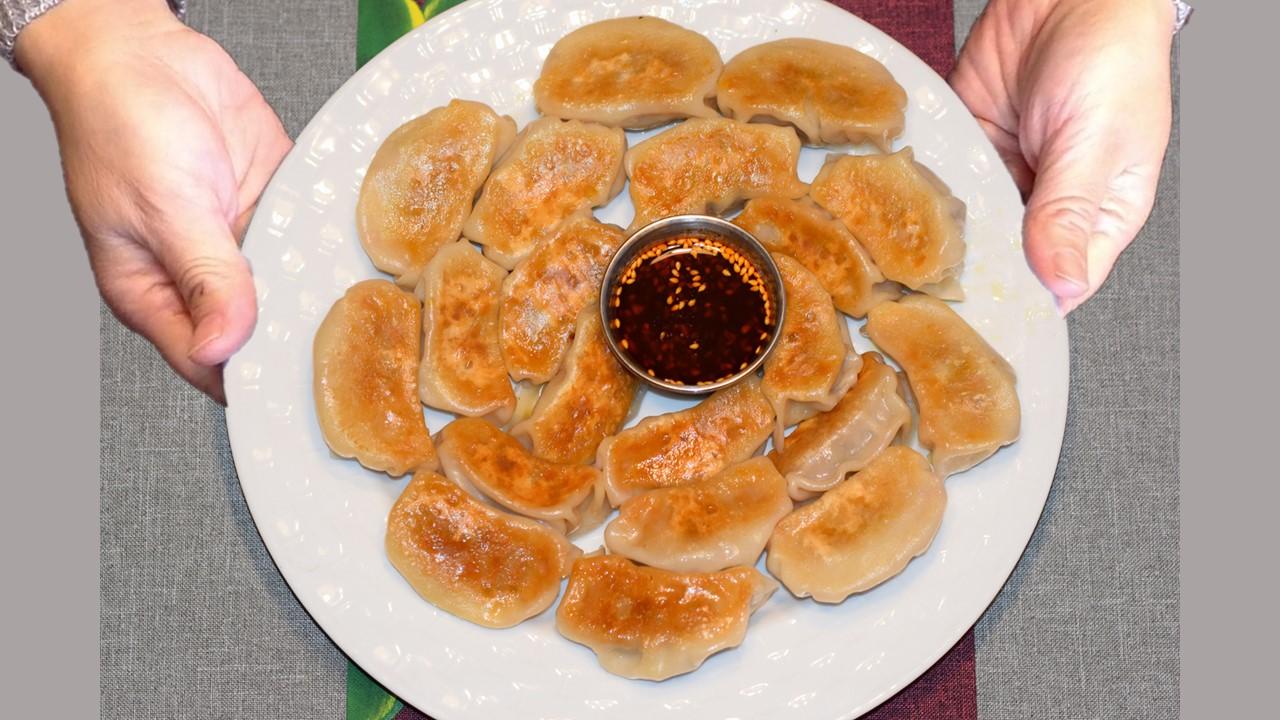 Beef Carrot Potstickers Complete Steps