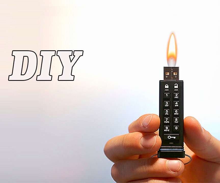 How to Make a USB FLASH DRIVE-LIGHTER ? || TUTORIAL || DIY ||