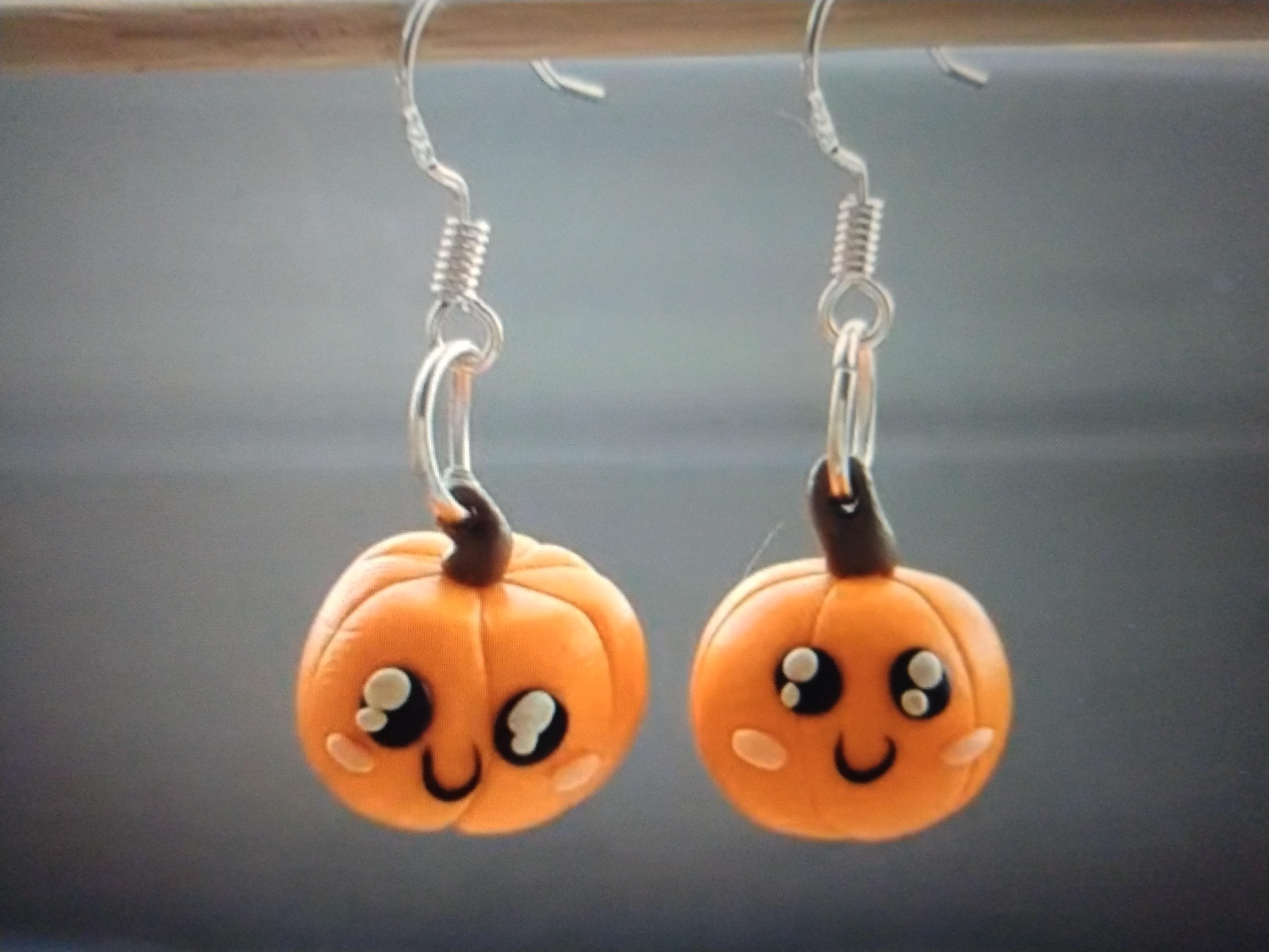 Cute Pumpkin Earrings