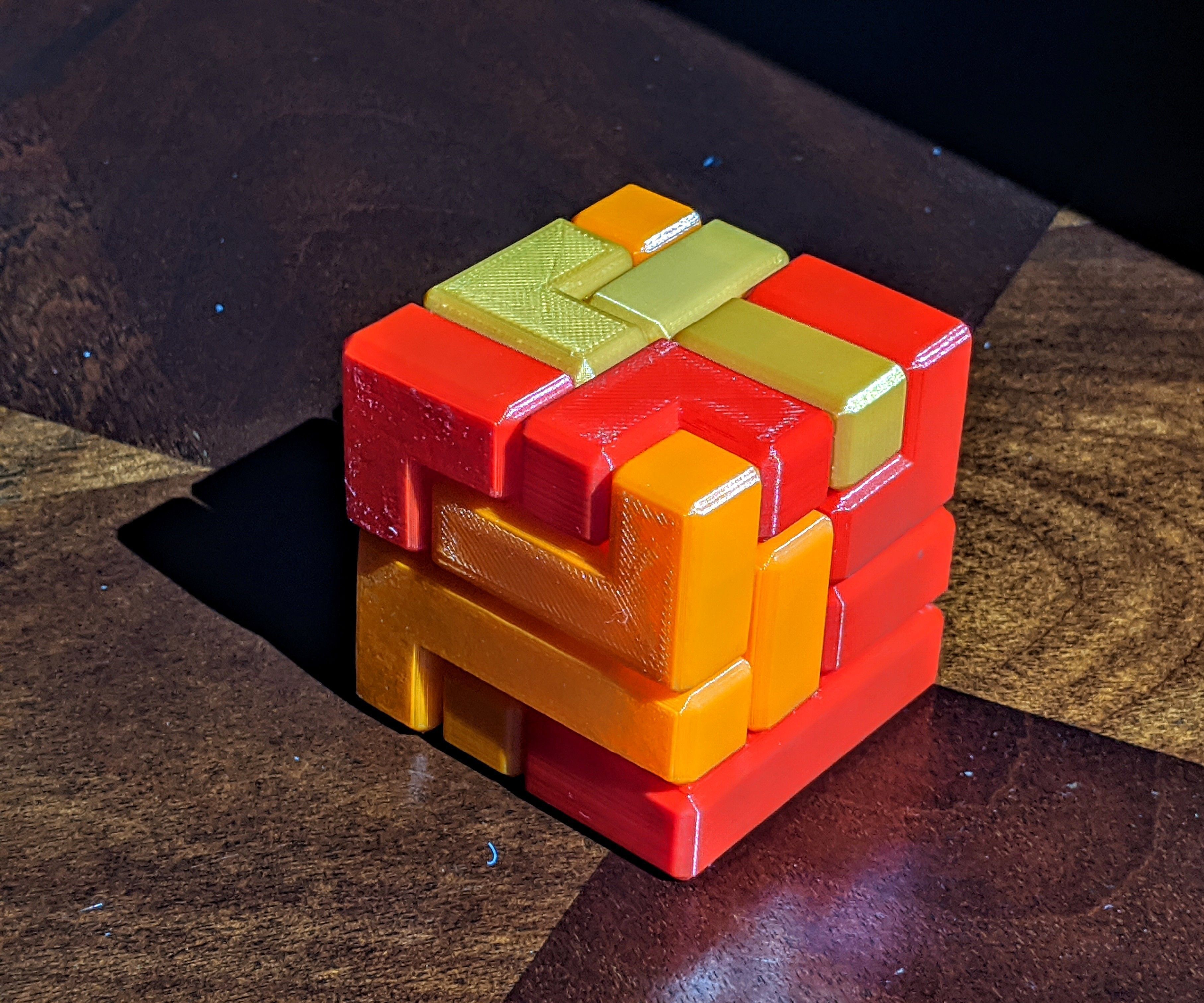 Fun Fully 3D Printable 4x4 Puzzle Cube