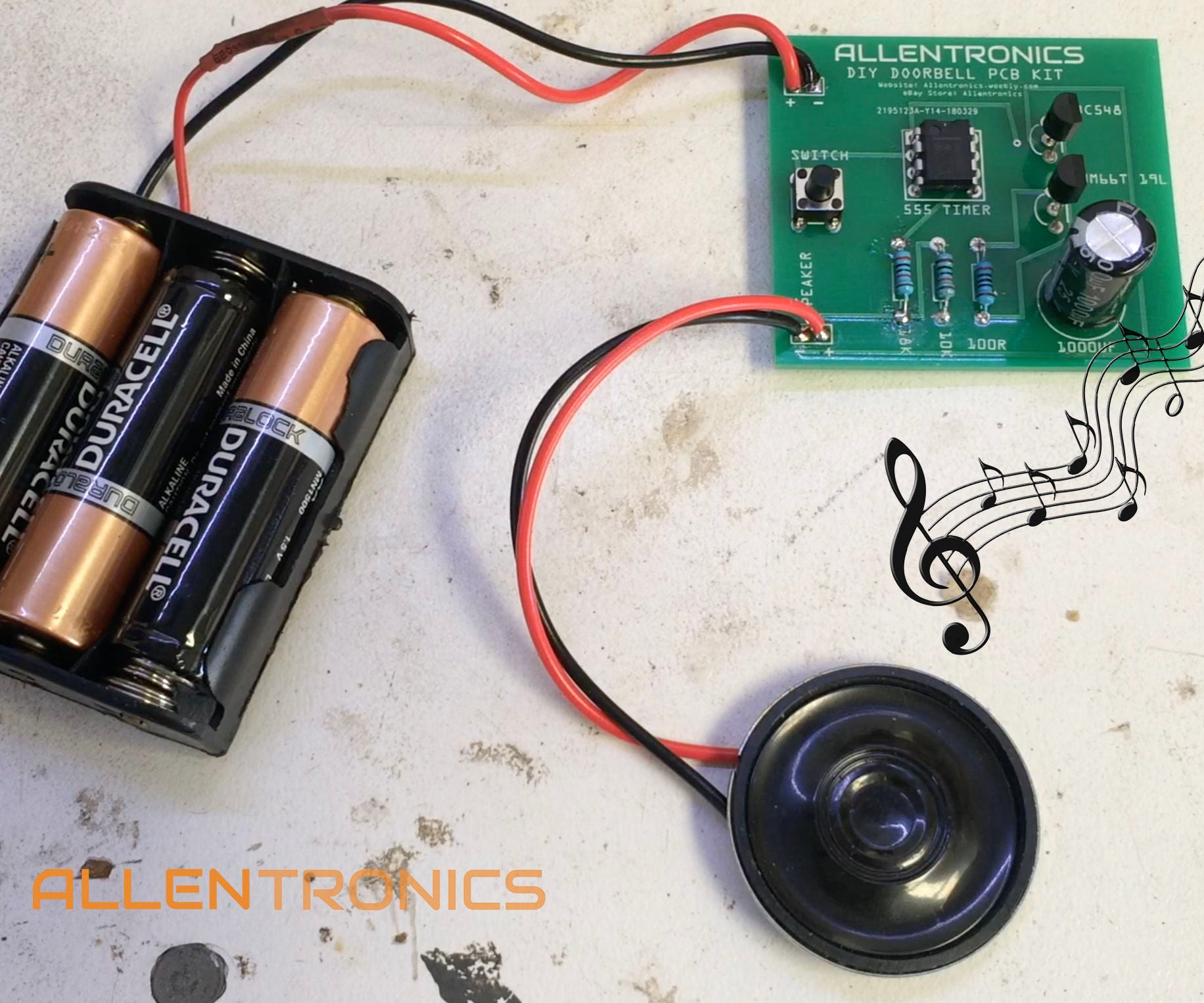 DIY Doorbell With 555 Timer + UM66T Chip