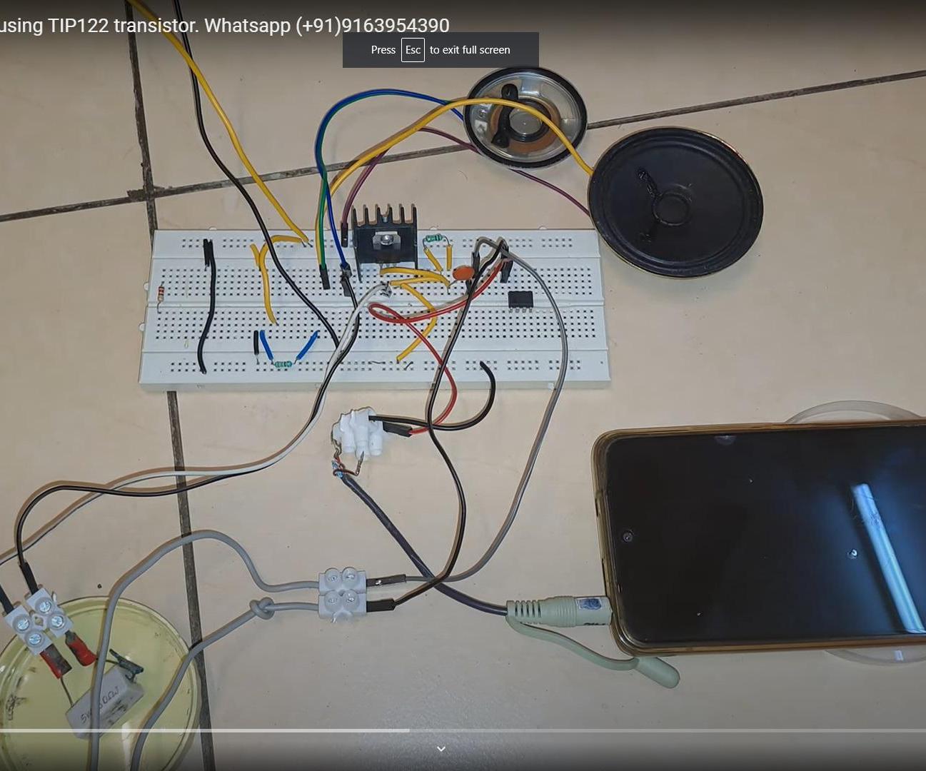 Class a Self Biased Audio Power Amplifier