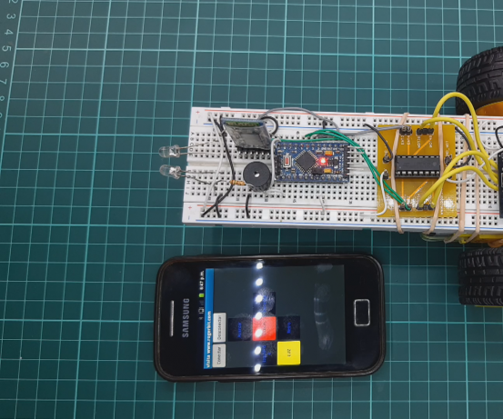 Easy to Assemble Bluetooth Controlled Robot With L293d