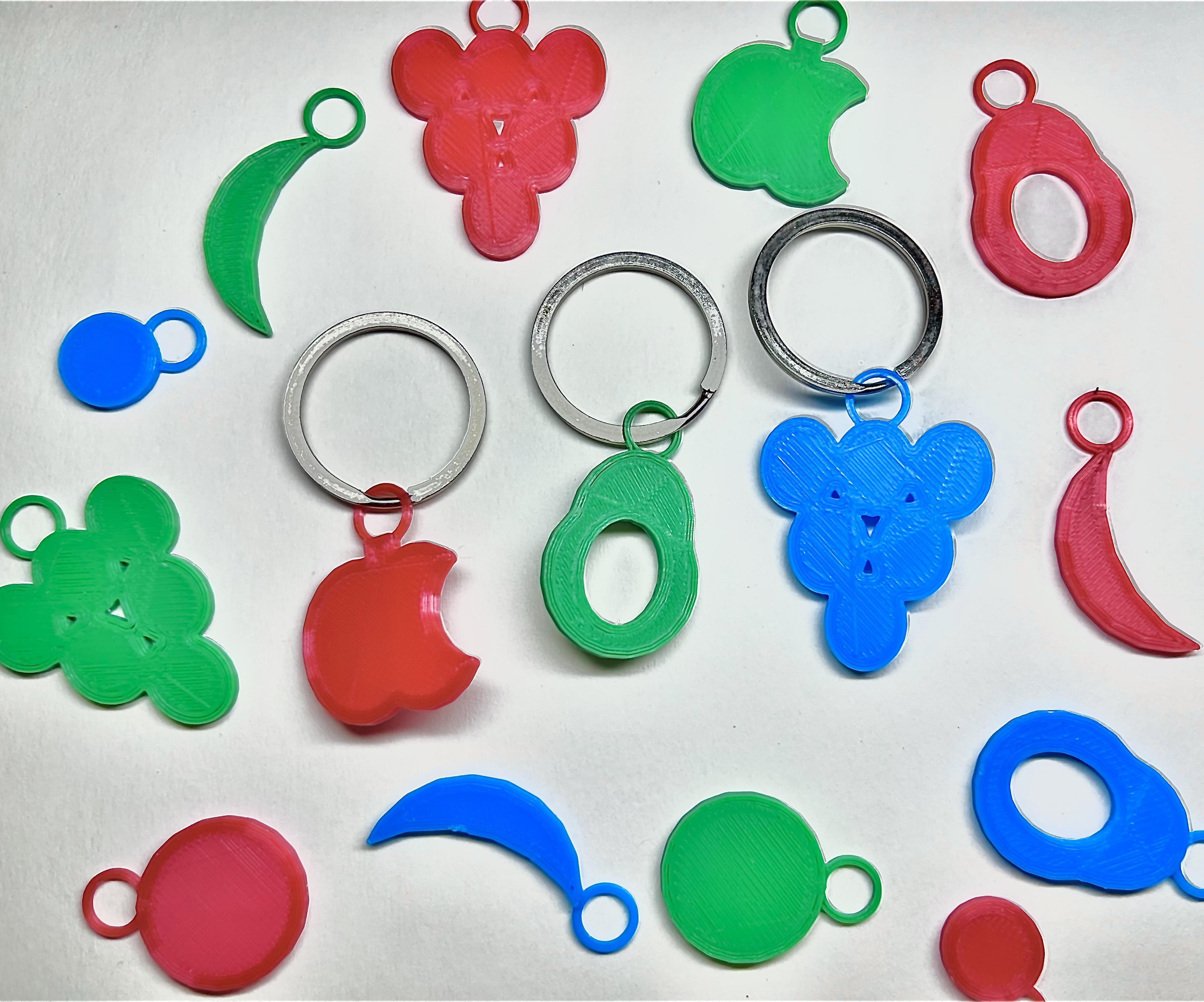 Tinkercad: Making Colorful Fruit Keychains