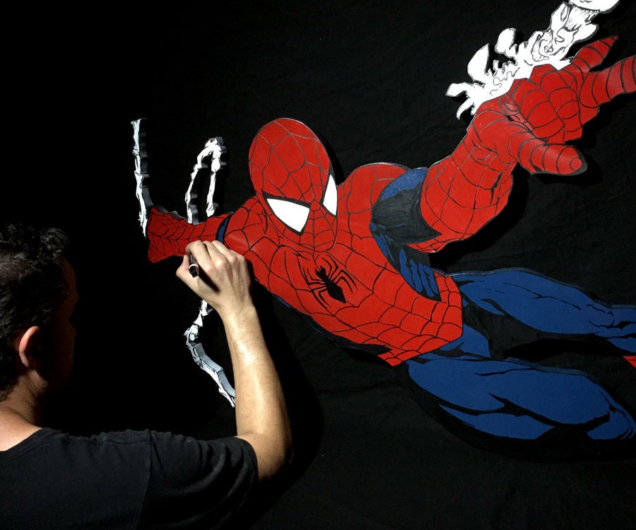 How to Make a Huge Spider-man MDF Cut Out