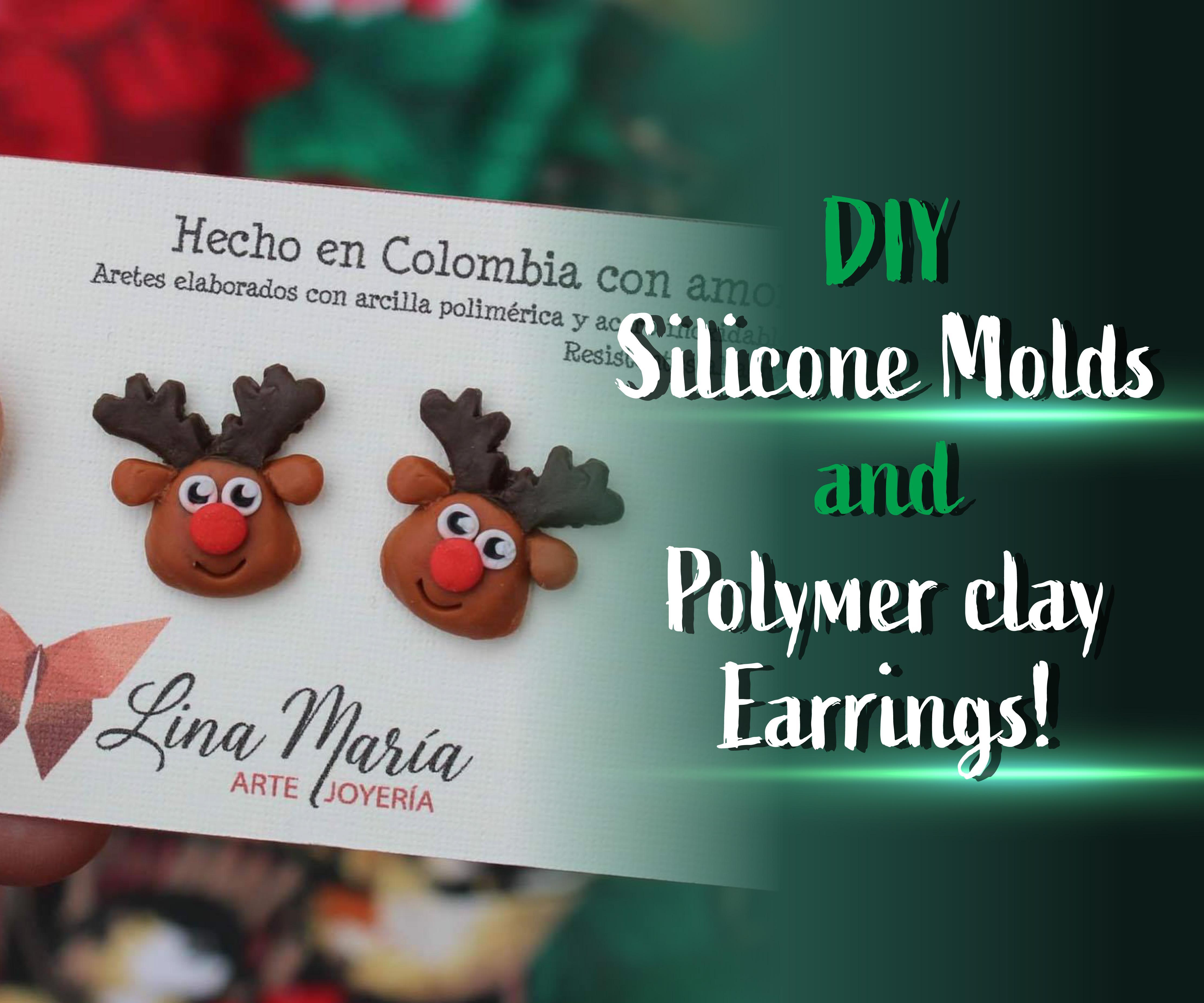 Create Your OWN MOLDS and Your Own POLYMER CLAY EARRINGS